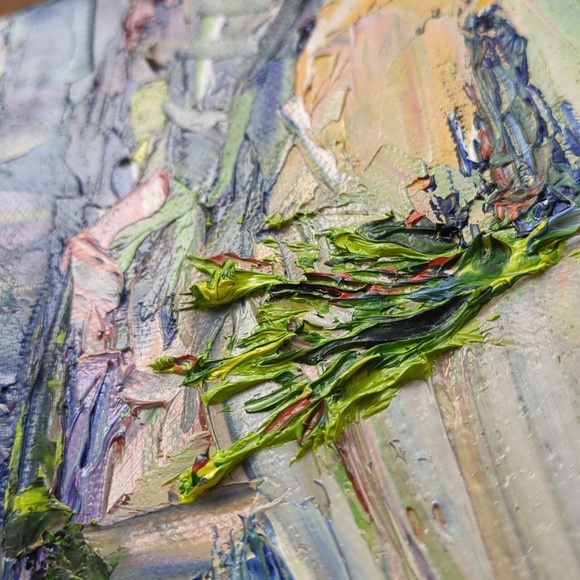 Original Artwork  12" x 12"  "Before The Rain" - Picture 4 of 5